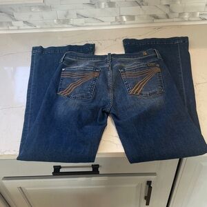 7 for all man kind tailorless stretch dojo jeans 29